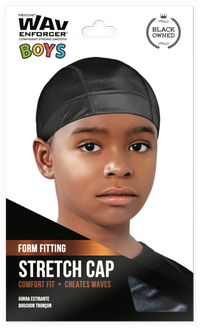WavEnforcer Boys Stretch Cap – Form Fitting Comfort Fit 805 - ANNS BEAUTY SUPPLY