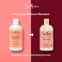 SheaMoisture Coconut & Hibiscus Curl & Shine Shampoo 13 fl. oz. / 384 mL - ANNS BEAUTY SUPPLY