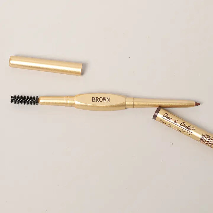 One & Only Cosmetics Duo Eyebrow Waterproof Pencil