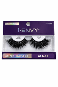 i ENVY Vegan Mink Mink Impact Maxi 01 Lashes MIX01 - ANNS BEAUTY SUPPLY