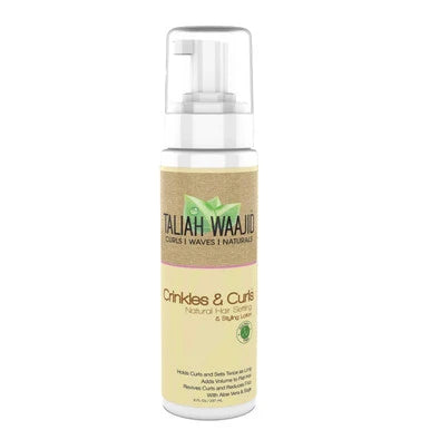 Taliah Waajid Curls Waves Naturals Crinkles & Curls Natural Hair Setting & Styling Lotion 8 oz