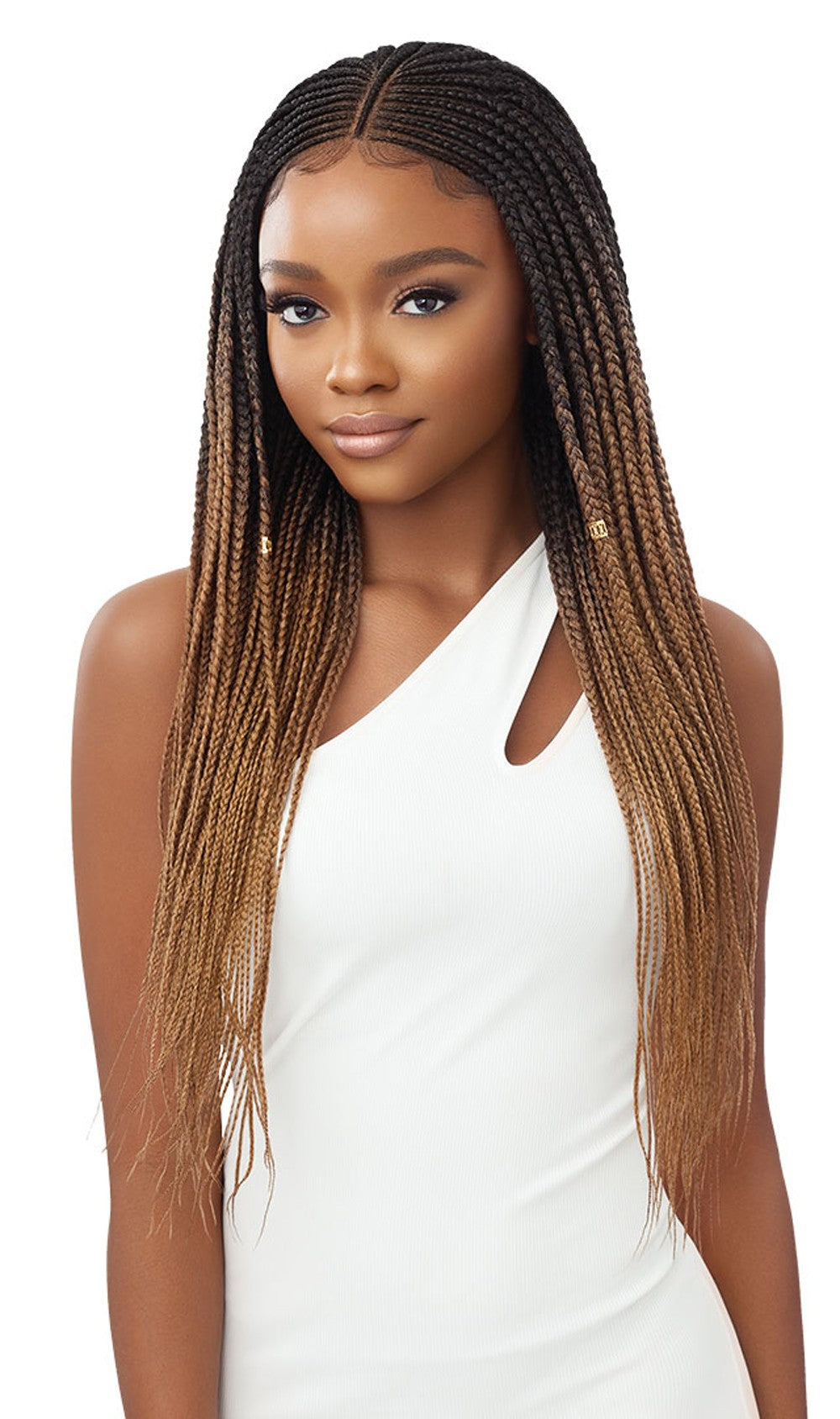 Outre Synthetic 13x4 HD Pre-Braided Lace Front Fulani Micro Cornrow Braid Lace  Wig - Elevate Styles