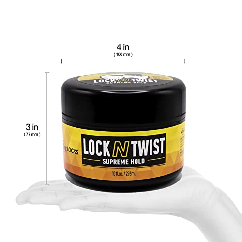 Lock N Twist Supreme Hold Gel – Maximum Hold for Locs & Twists, 10 fl oz - ANNS BEAUTY SUPPLY