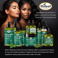 Difeel Rosemary & Mint Strengthening Shampoo 12oz - ANNS BEAUTY SUPPLY