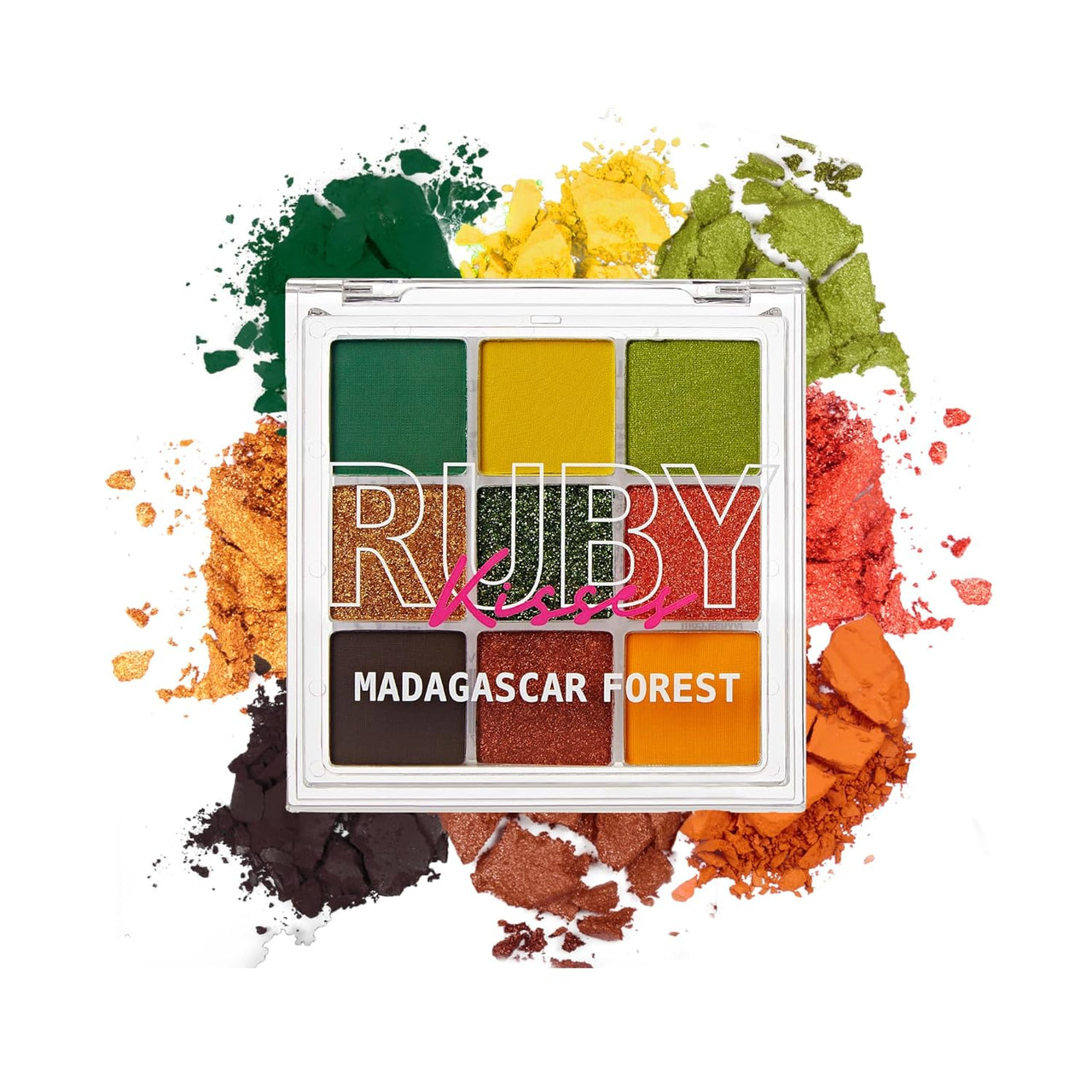Ruby Kisses Madagascar Forest Eyeshadow Palette 9 Color - ANNS BEAUTY SUPPLY