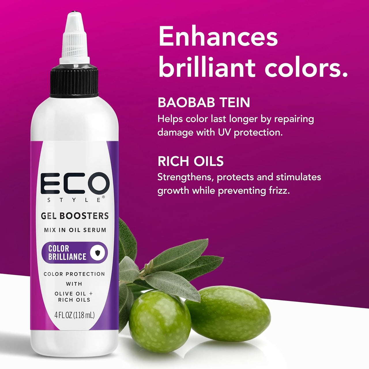 Eco Style Gel Boosters Color Brilliance Mix In Oil Serum 4 fl. oz. - ANNS BEAUTY SUPPLY