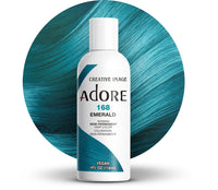 Adore Shining Semi-Permanent Hair Color 168 Emerald 4 Fl. Oz. / 118 mL - ANNS BEAUTY SUPPLY