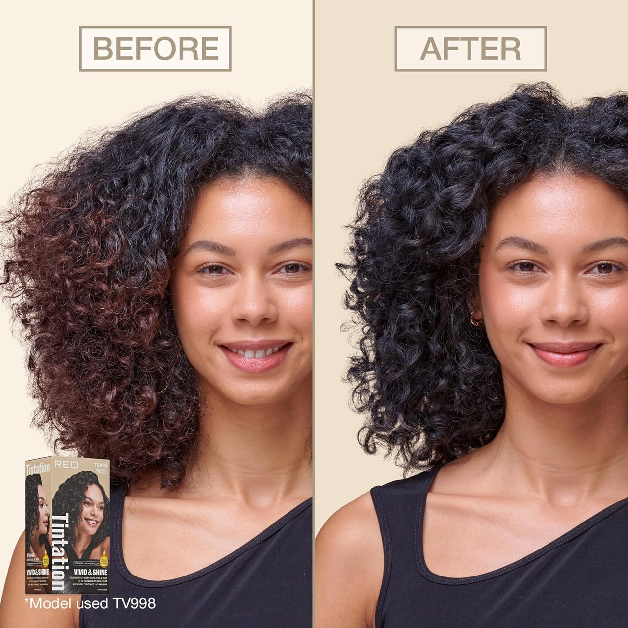 Red Tintation Vivid & Shine Hair Color Light Brown TV700 - ANNS BEAUTY SUPPLY