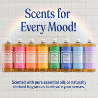 Dr. Bronner's 18-in-1 Pure-Castile Magic Soap Peppermint 32 Fl Oz / 946mL