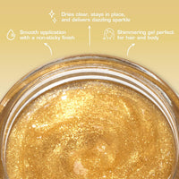 Kiss Tintation Glitter Gel Gold 1.01 oz. - ANNS BEAUTY SUPPLY