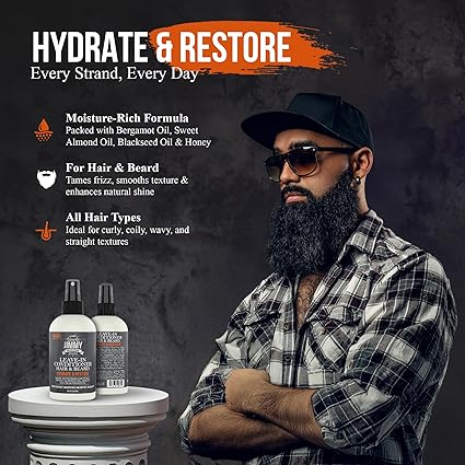 Uncle Jimmy Leave-In Conditioner 8oz - ANNS BEAUTY SUPPLY