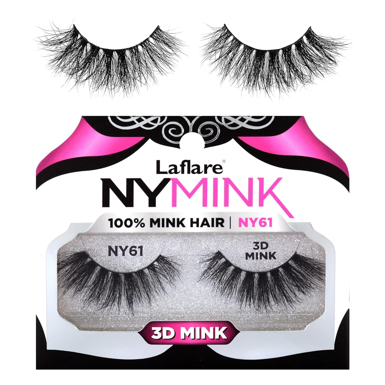Laflare NYMINK 100% Mink Hair Lashes – NY61