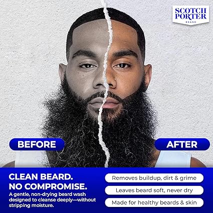 Scotch Porter Beard Wash 4oz - ANNS BEAUTY SUPPLY