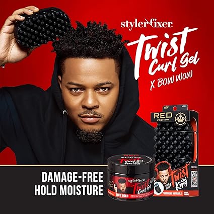 Red by Kiss Styler Fixer Twist Curl Gel (Soft Hold) 6oz - ANNS BEAUTY SUPPLY