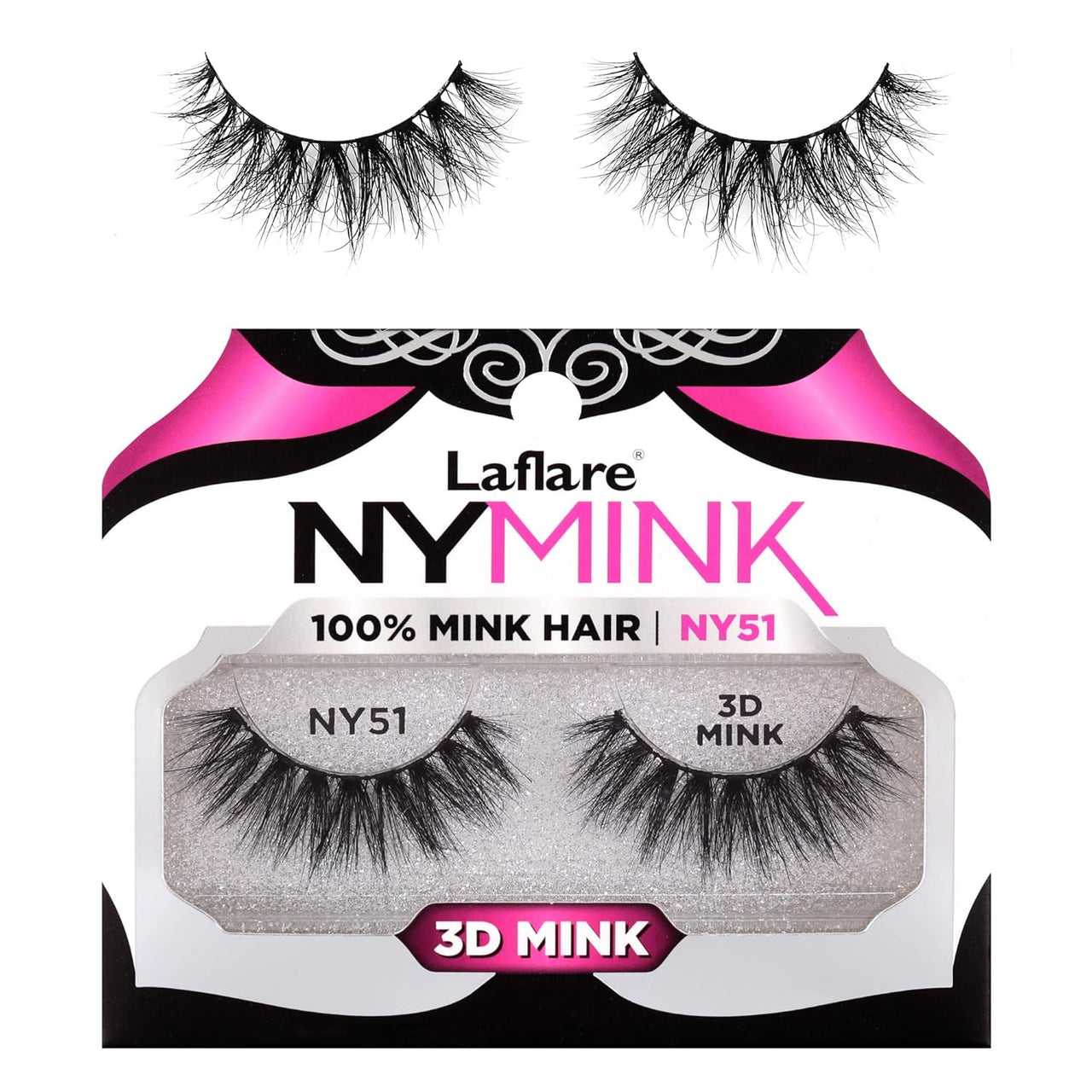 Laflare NYMINK 100% Mink Hair Lashes – NY51