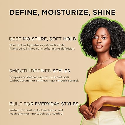 African Pride Moisture Miracle Shea Butter & Flaxseed Oil Moisturize & Define Curling Cream 12 oz. - ANNS BEAUTY SUPPLY