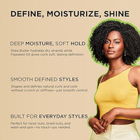 African Pride Moisture Miracle Shea Butter & Flaxseed Oil Moisturize & Define Curling Cream 12 oz. - ANNS BEAUTY SUPPLY