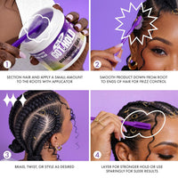 All Day Got!Hold Extreme Hold Braiding Gel Extra Shine 10 Fl. Oz. (296 mL)