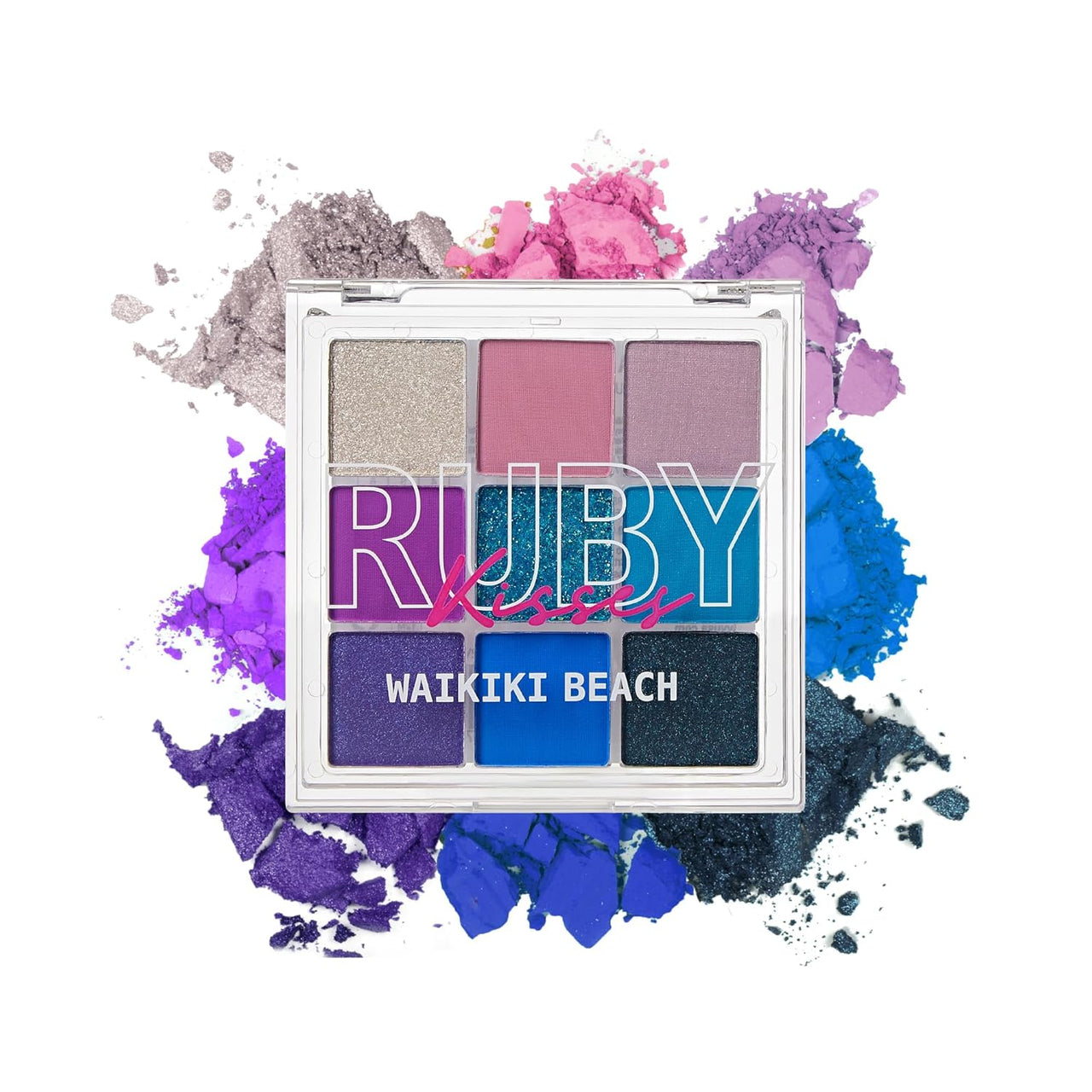 Ruby Kisses Waikiki Beach Eyeshadow Palette 9 Color - ANNS BEAUTY SUPPLY