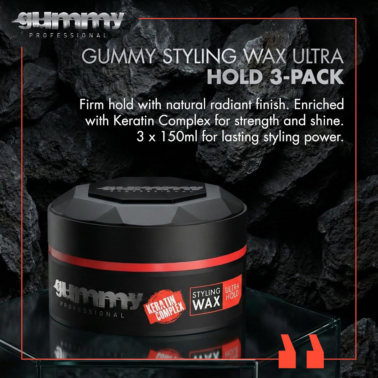 Gummy Professional Styling Wax Ultra Hold 5 fl oz - ANNS BEAUTY SUPPLY