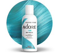 Adore Sky Blue Semi-Permanent Hair Color 196 4 fl oz