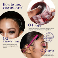 RED by Kiss Edge Fixer 24 Hour Max Hold Red Apple 30 mL (1.01 US fl. oz.)
