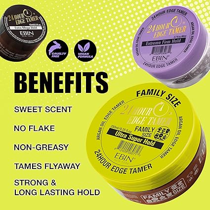 EBIN New York 24 Hour Edge Tamer Extra Mega Hold 2.7oz - ANNS BEAUTY SUPPLY