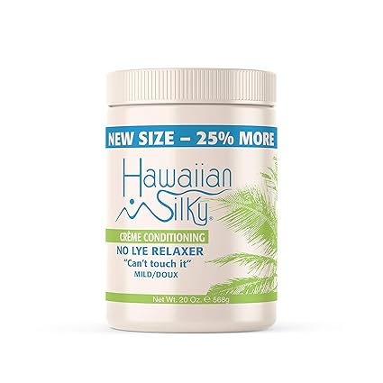 Hawaiian Silky Crème Conditioning No Lye Relaxer Mild 20 oz. - ANNS BEAUTY SUPPLY