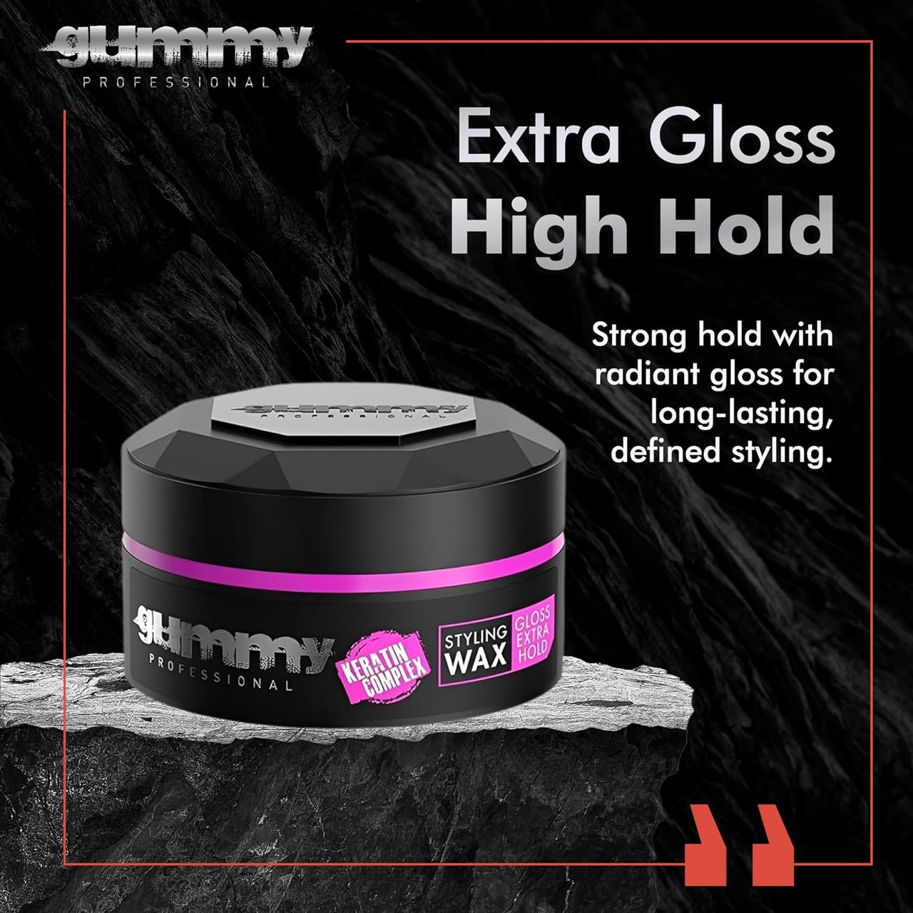Gummy Professional Styling Wax Gloss Extra Hold 150 mL 5.07 Oz - ANNS BEAUTY SUPPLY