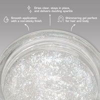 Kiss Tintation Glitter Gel Silver 1.01 oz. - ANNS BEAUTY SUPPLY