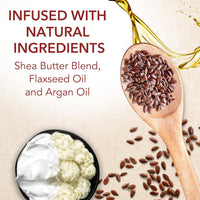Creme of Nature Butter Blend & Flaxseed Double Duty Detangle & Slip Rinse-Out & Leave-In Conditioner 12 Fl. Oz.