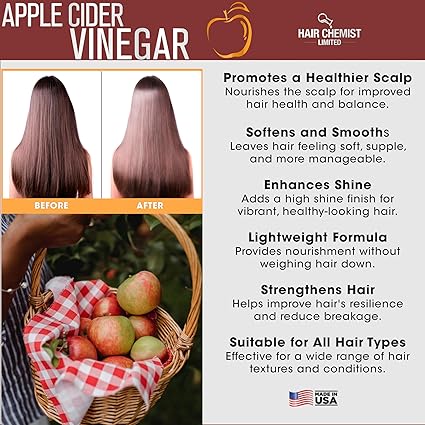 Hair Chemist Apple Cider Vinegar Revitalizing Premium Hair Oil 7.1 oz - ANNS BEAUTY SUPPLY