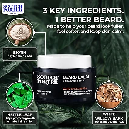 Scotch Porter Beard Balm 3oz - ANNS BEAUTY SUPPLY