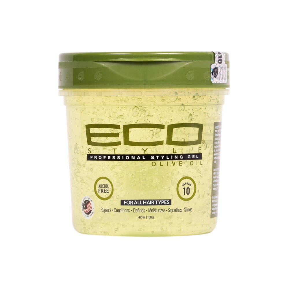 Eco Style Olive Oil Professional Styling Gel – Maximum Hold - 24 fl oz - ANNS BEAUTY SUPPLY