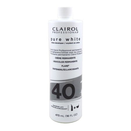 Clairol Professional Pure White 40 Volume Creme Developer – 16 fl oz - ANNS BEAUTY SUPPLY