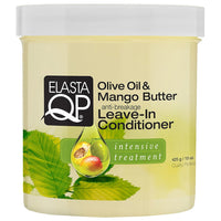 Elasta QP Olive Oil and Mango Butter Leave In Conditioner Intensive Treatment 15 oz