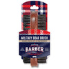 Red by Kiss Military Boar Brush Double Sided Soft and Firm Bristles Barber Series 388 - ANNS BEAUTY SUPPLY