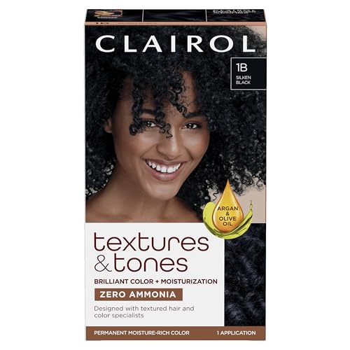 Clairol Textures & Tones 1B Silken Black - ANNS BEAUTY SUPPLY
