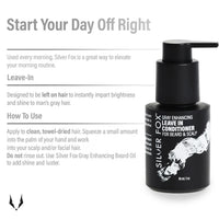 Silver Fox Gray Enhancing Leave-In Conditioner for Beard & Scalp (90 mL / 3 oz)