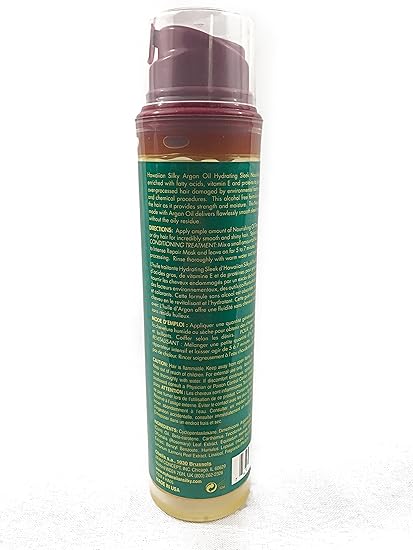 Hawaiian Silky Argan Oil Hydrating Sleek Nourishing Oil Treatment 6.8 fl. oz. - ANNS BEAUTY SUPPLY