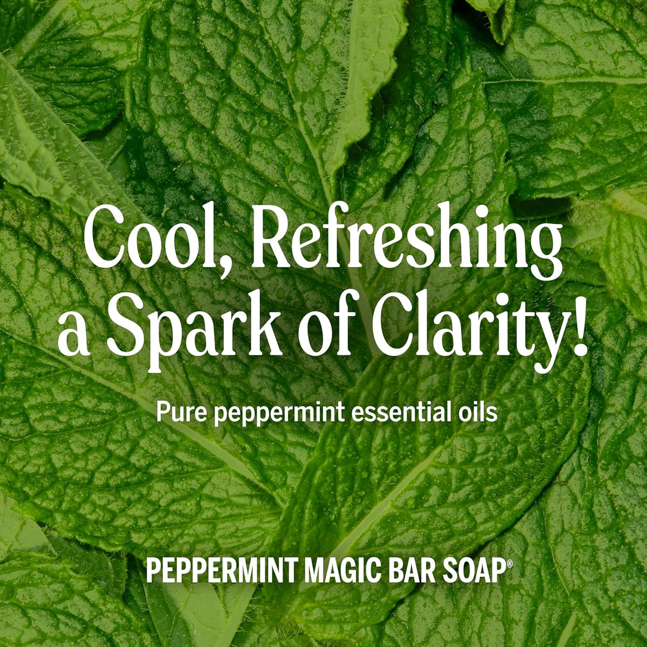 Dr. Bronner's All-One Pure-Castile Peppermint Magic Bar Soap Net Wt 5 Oz / 140g