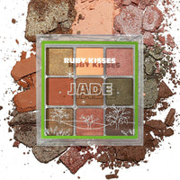 Ruby Kisses 9-Color Makeup Eyeshadow Palette – Jade RMPS10