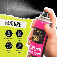 EBIN New York 24 Hour Tamer Flexible Holding Spray Hold Level 3 11.2 fl. oz. - ANNS BEAUTY SUPPLY