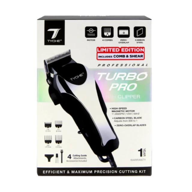 Tyche Professional Turbo Pro Hair Clipper Limited Edition - ANNS BEAUTY SUPPLY