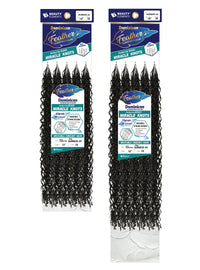 Beauty Elements Dominican Feather Line Invisible Crochet Hair – Burmese 4A 18