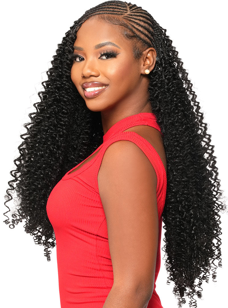 Beauty Elements Dominican Feather Line Invisible Crochet Hair – Burmese 4A 18"