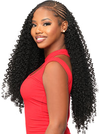 Beauty Elements Dominican Feather Line Invisible Crochet Hair – Burmese 4A 18