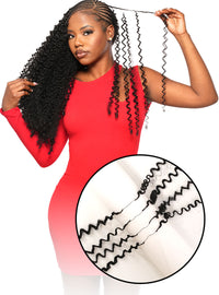 Beauty Elements Dominican Feather Line Invisible Crochet Hair – Burmese 4A 18