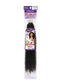 Soprano Feather 100% Unprocessed Virgin Human Hair Invisible Crochet – Jerry Curl 18