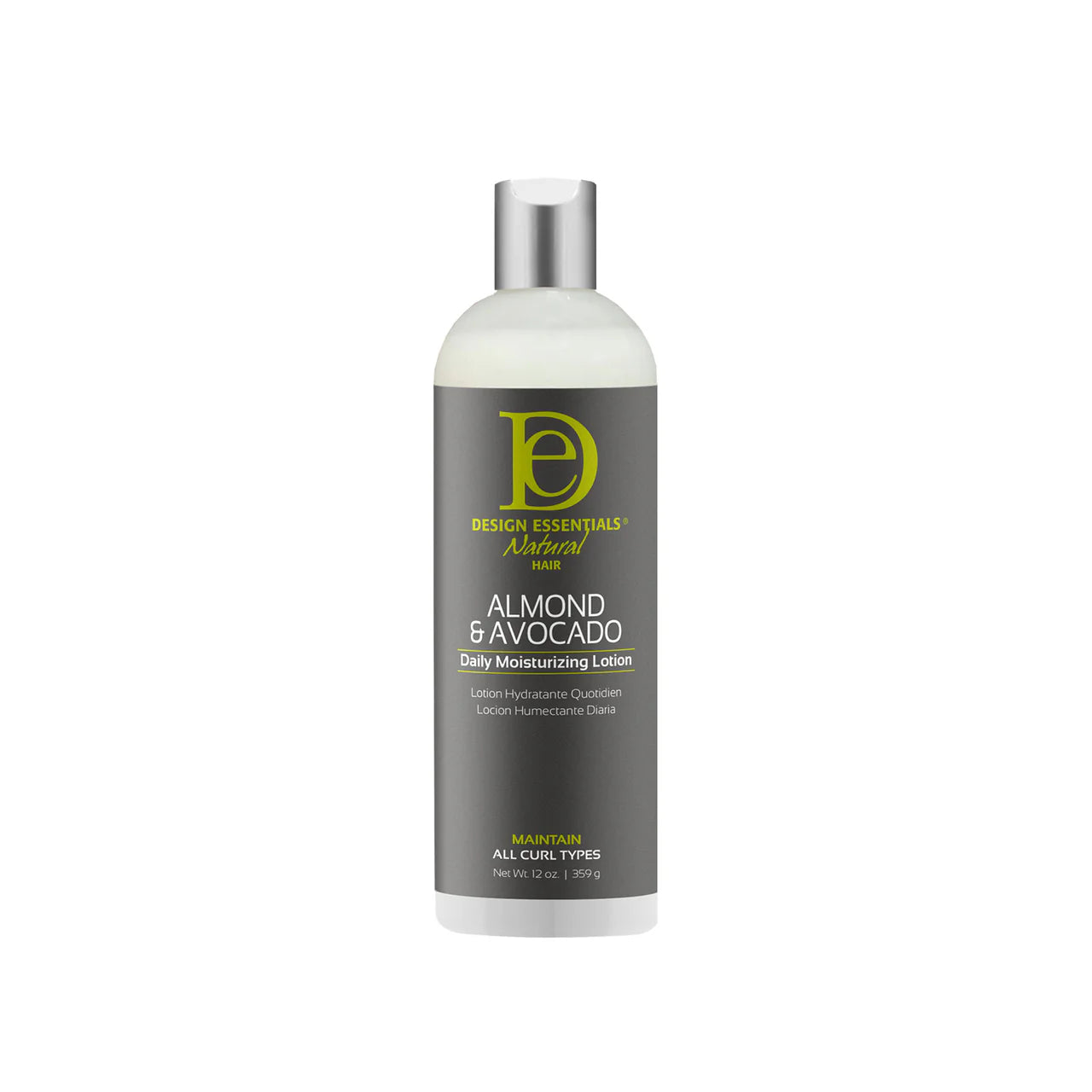 Design Essentials® Natural Almond & Avocado Daily Moisturizing Lotion (12 oz / 359 g)